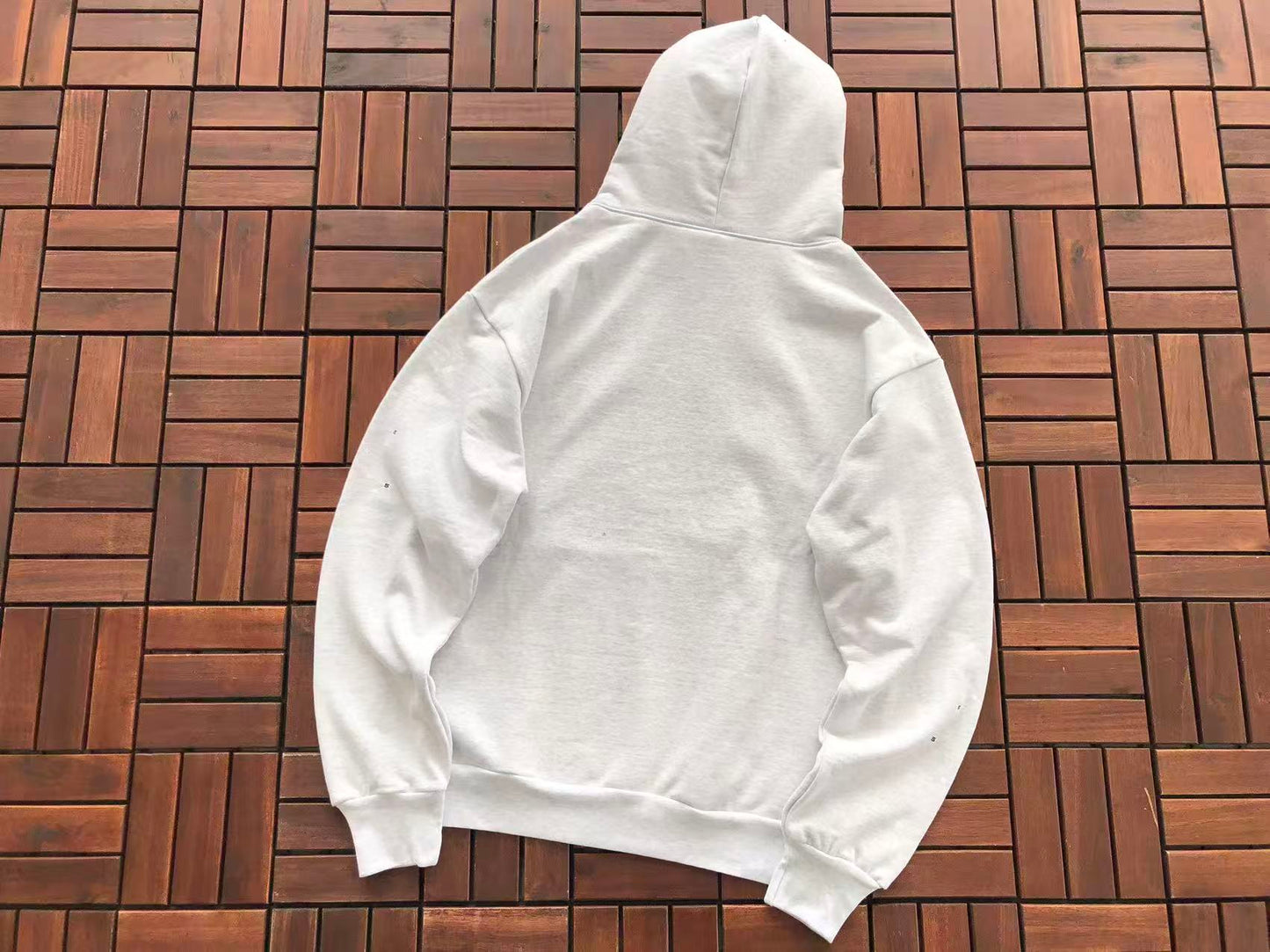 White Web Hoodie