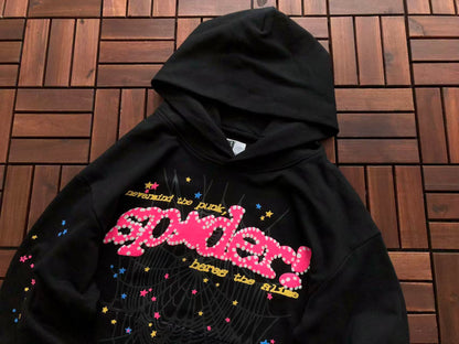 Black Pink V2 Web Hoodie