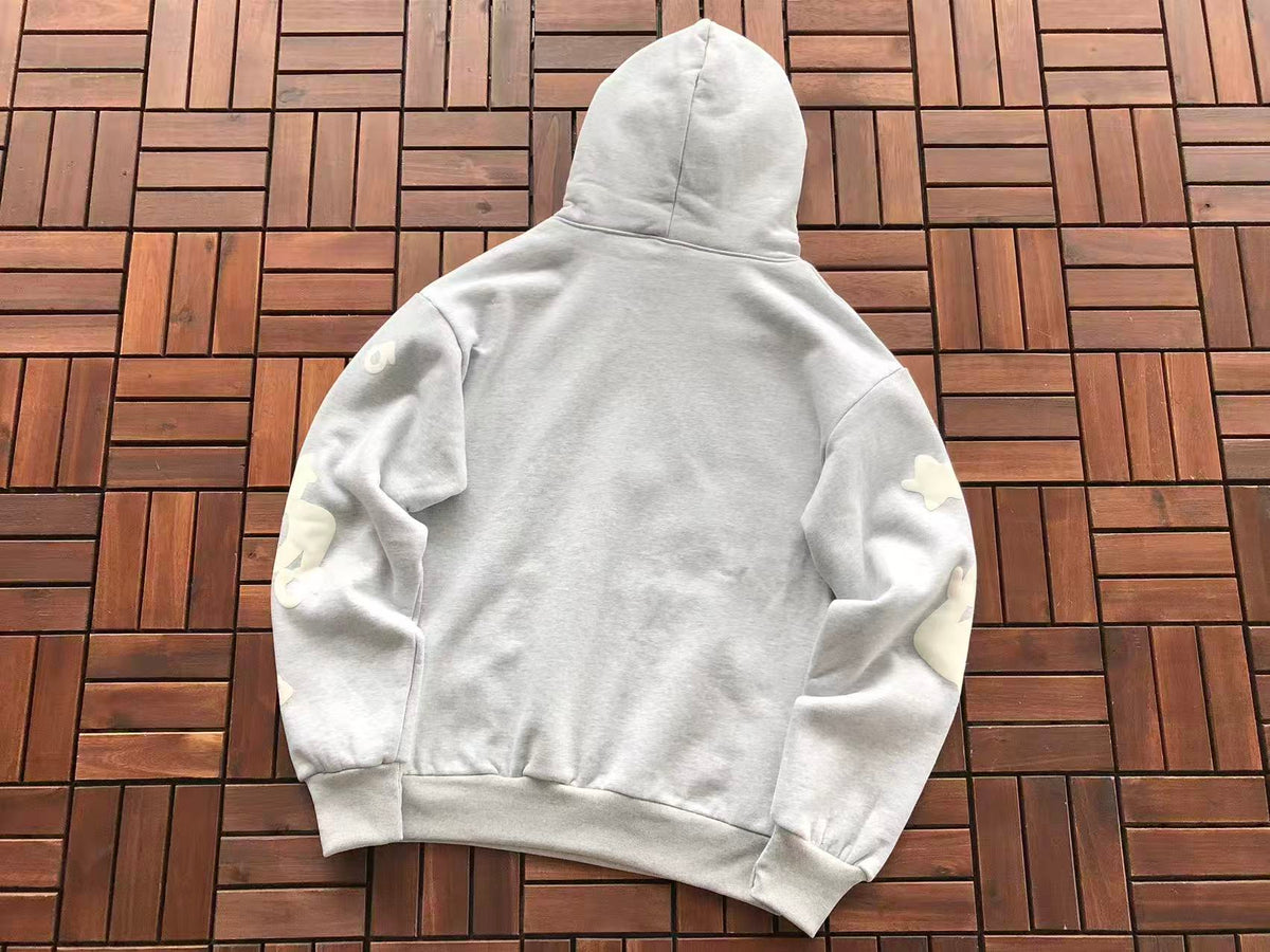 Grey Web Hoodie