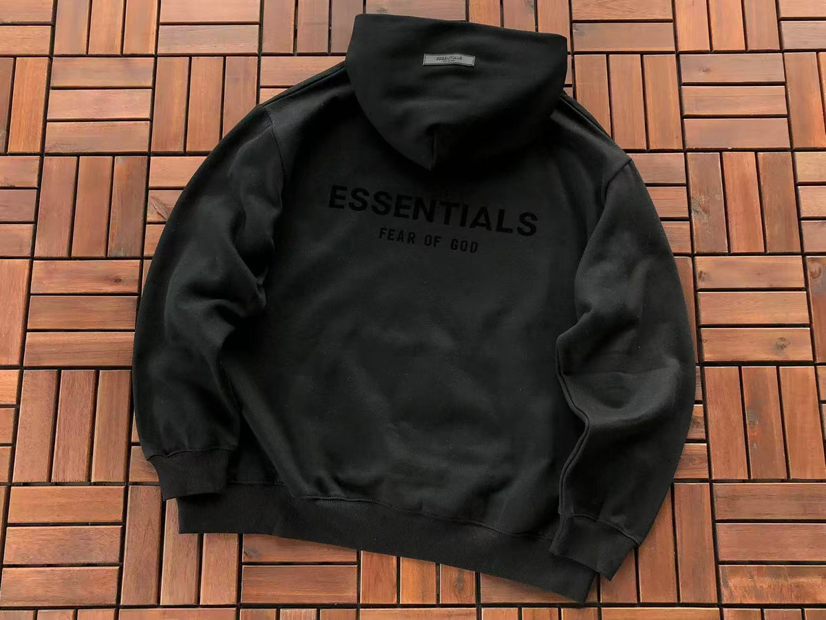 Black Essential Hoodie