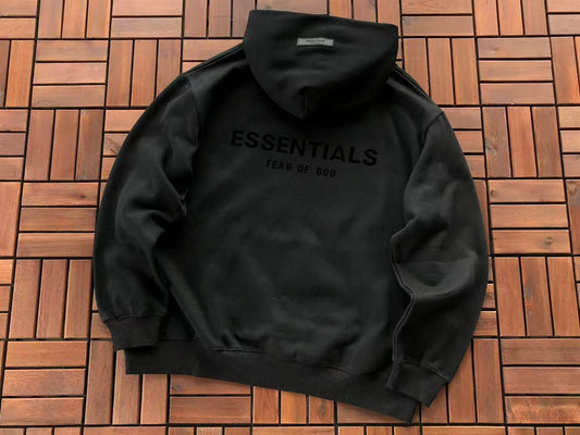Black Essential Hoodie