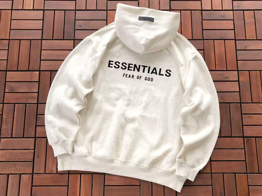 Cream Essential Hoodie
