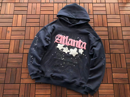 Navy ATL Web Hoodie