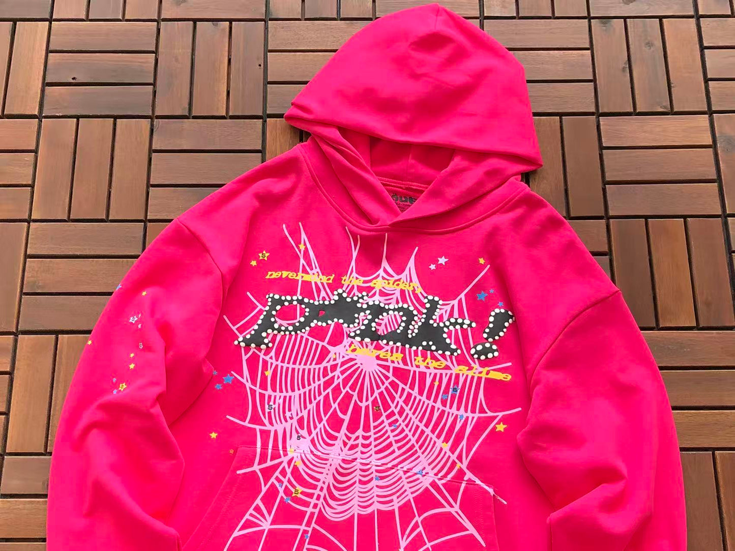 Pink V1 Web Hoodie