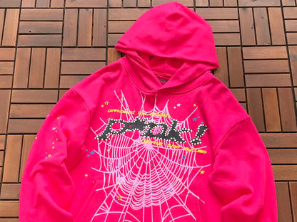 Pink V1 Web Hoodie