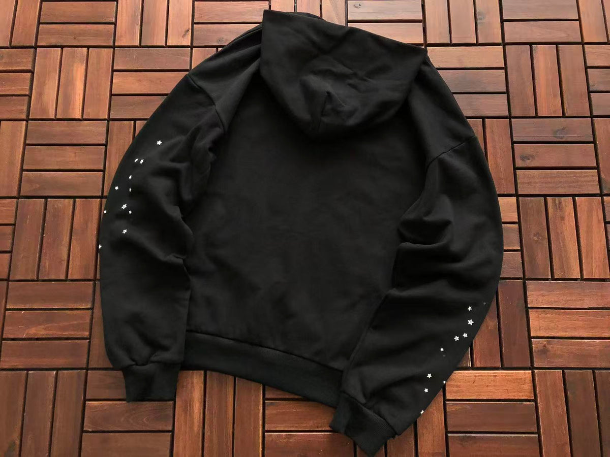 Black and White Web Hoodie
