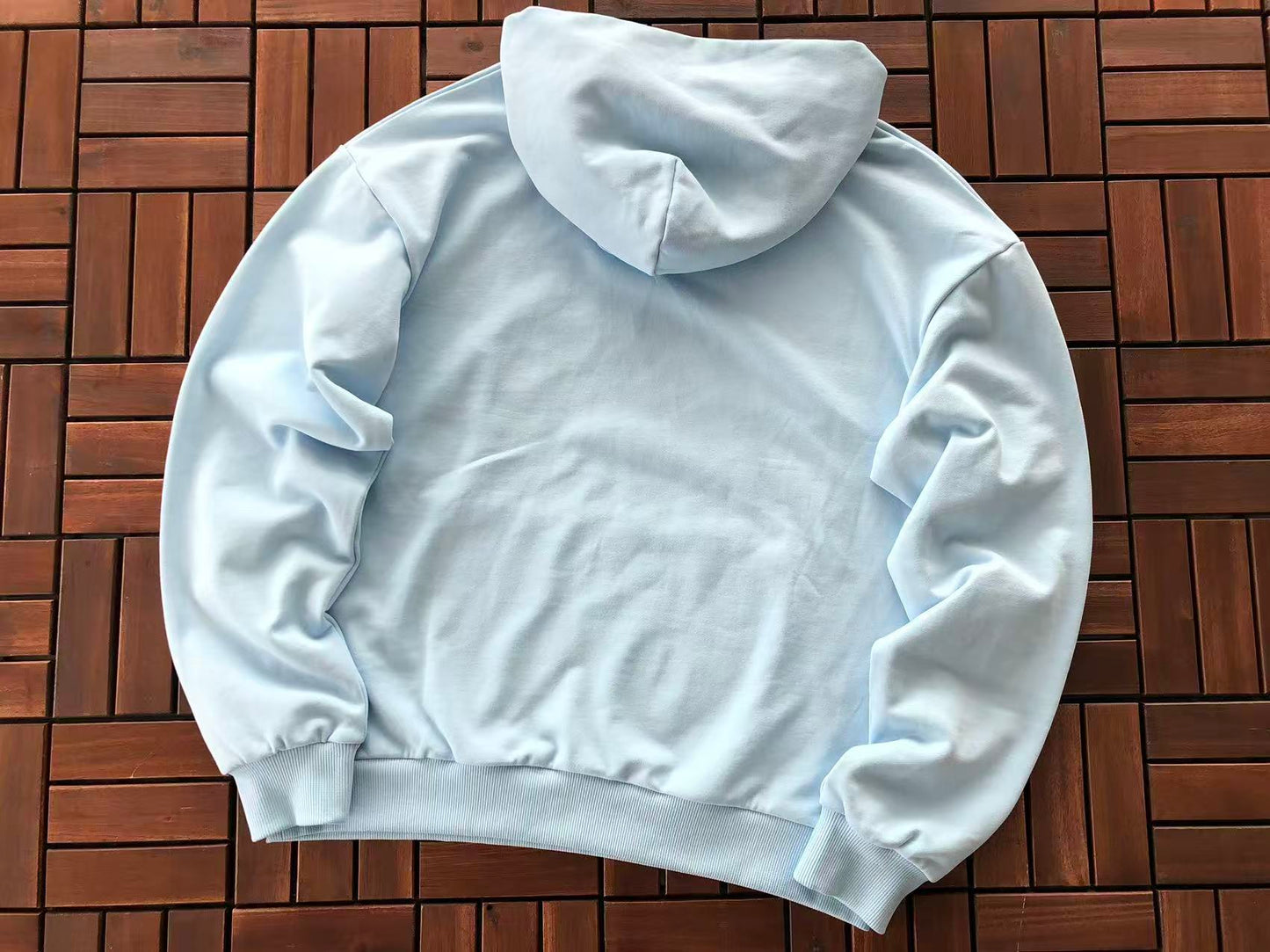 Light Blue Web Hoodie