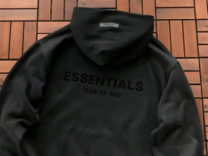 Black Essential Hoodie