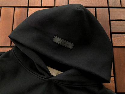Black Essential Hoodie