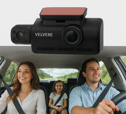 Velvére™ Dash Cam – Full HD Car Camera with Wide-Angle Lens & Night Vision