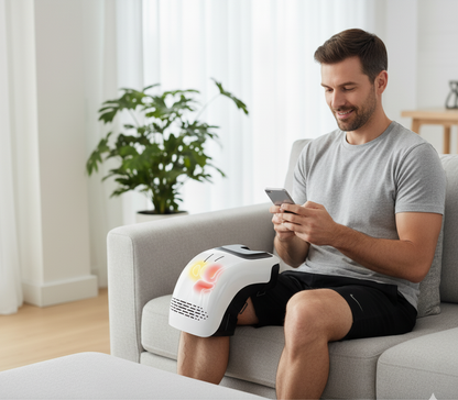 Velvére™ Heated Knee Massager – Portable, Rechargeable & Pain Relief Therapy