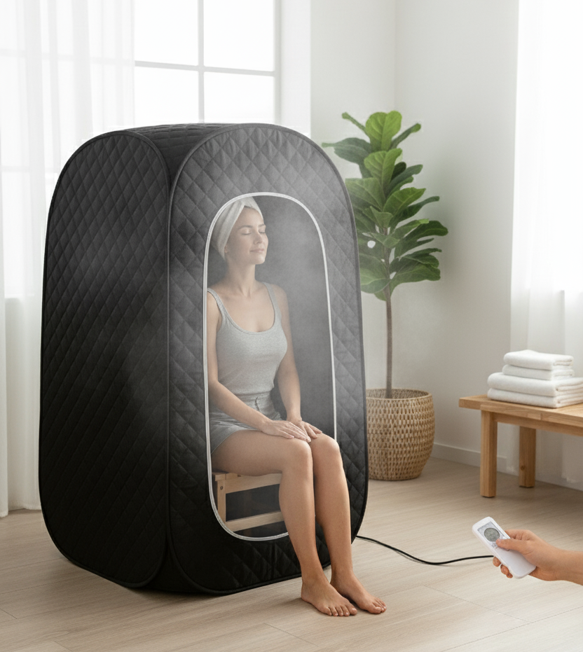 Velvére™ SpaDome – Compact Sauna for Full-Body Detox