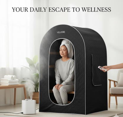 Velvére™ SpaDome – Compact Sauna for Full-Body Detox