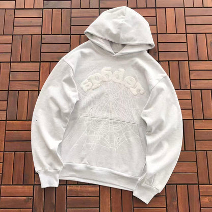 White Web Hoodie