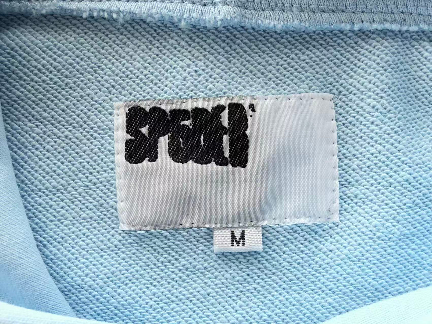 Light Blue Web Hoodie