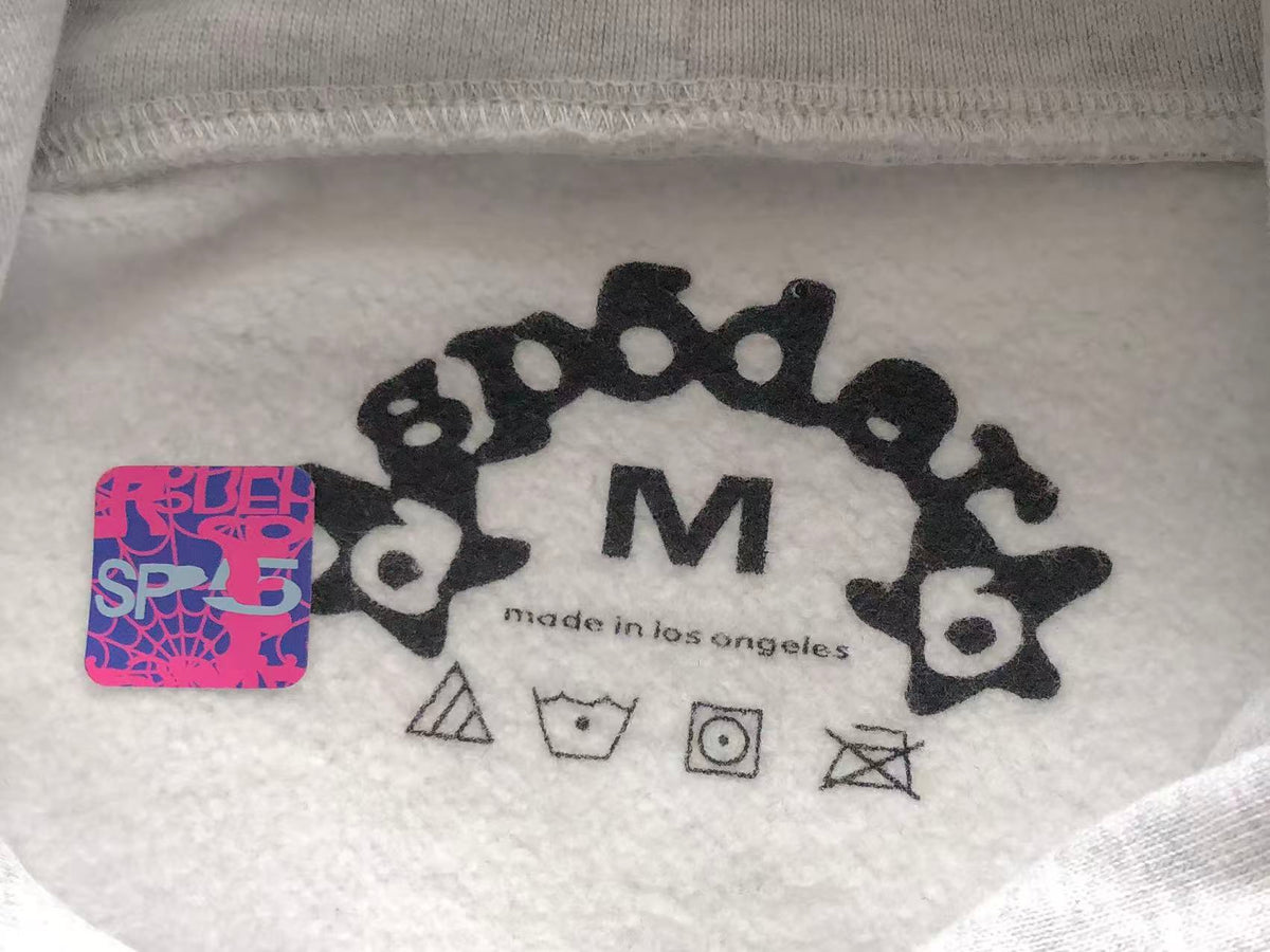 White Web Hoodie