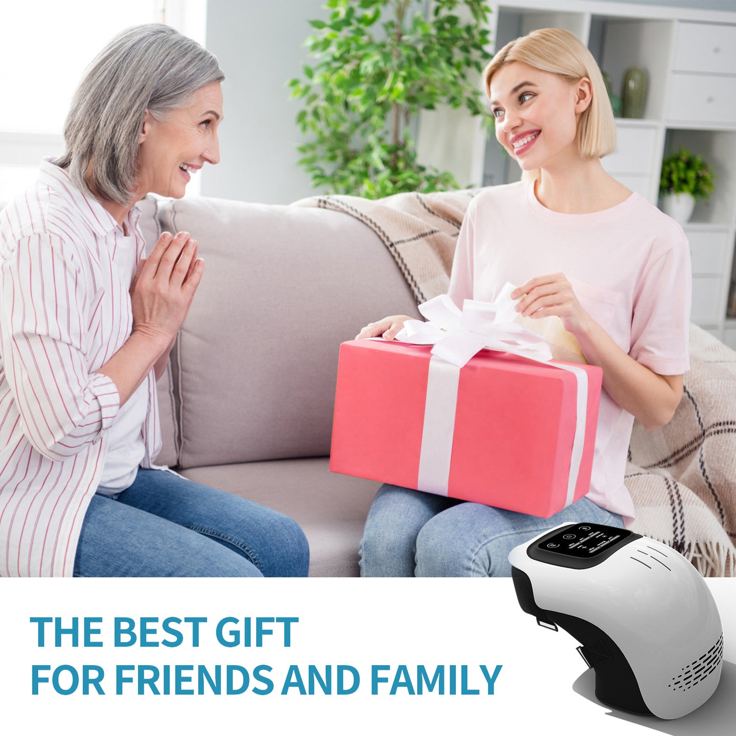Velvére™ Heated Knee Massager – Portable, Rechargeable & Pain Relief Therapy