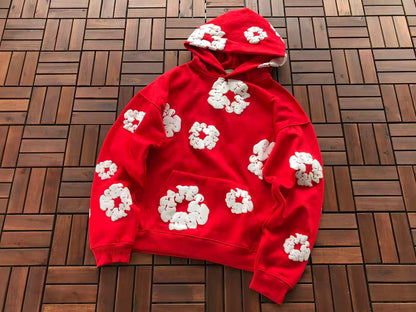 Red Wreath Tear Hoodie