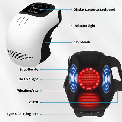 Velvére™ Heated Knee Massager – Portable, Rechargeable & Pain Relief Therapy